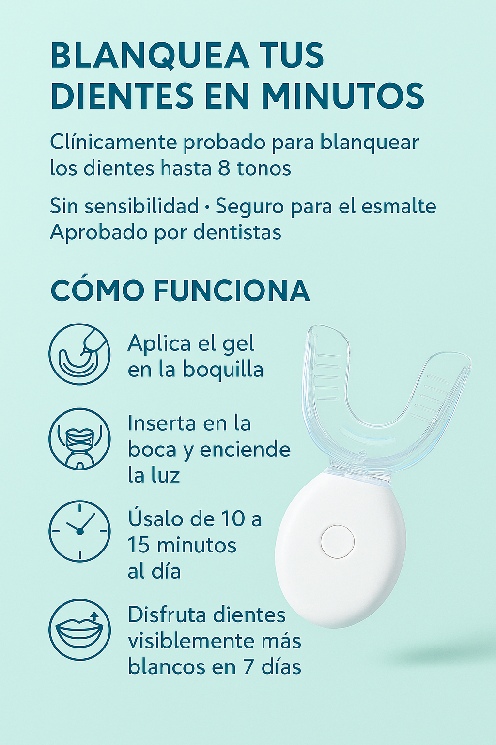 Blanqueador eléctrico en "U"